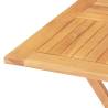 Folding Garden Table 85x85 cm - Solid Teak Wood | HiPo Market