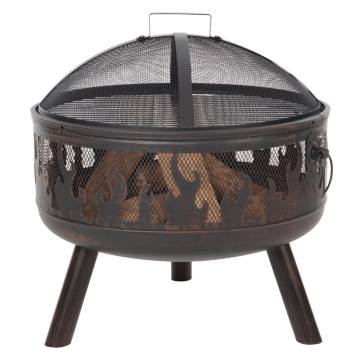 RedFire Blazer Bronze Steel Fire Pit - Vintage Design