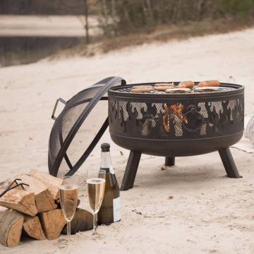 RedFire Blazer Bronze Steel Fire Pit - Vintage Design