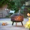 RedFire Blazer Bronze Steel Fire Pit - Vintage Design