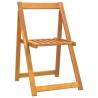 Folding Garden Chairs 4 pcs - Solid Wood Acacia - HipoMarket