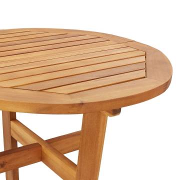 Garden Bar Table Ø60x105 cm - Solid Acacia Wood | HipoMarket