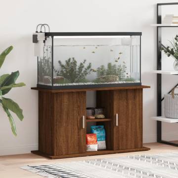 Aquarium Stand Brown Oak 101x41x58 cm - Stylish & Durable