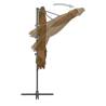 Cantilever Umbrella with Steel Pole - Taupe 250x250 cm