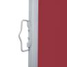 Retractable Side Awning Red 140x600 cm for Patio & Garden