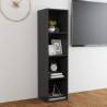 Stylish Grey TV Cabinet | 142.5x35x36.5 cm Engineered Wood