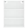 Stylish Highboard White 69.5x34x180 cm | HipoMarket