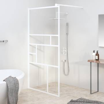 Modern Walk-in Shower Wall 100x195 cm ESG Glass - HipoMarket