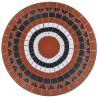 Bistro Table Terracotta & White 60 cm Mosaic - Stylish & Sturdy