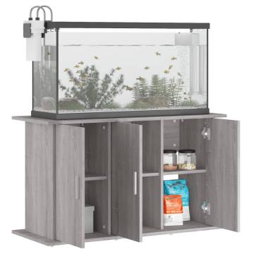 Aquarium Stand Grey Sonoma 101x41 cm - Stylish & Durable