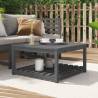 Garden Table Grey 82.5x82.5x45 cm Solid Wood Pine Colour grey pine Size 82.5 x 82.5 x 45 cm Quantity in Package 1 