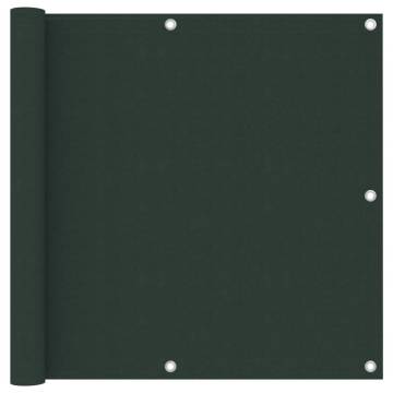 Buy Dark Green Balcony Screen 90x300 cm | Waterproof Privacy