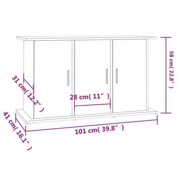 Aquarium Stand Grey Sonoma 101x41 cm - Stylish & Durable