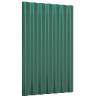 36 pcs Green Steel Roof Panels - Durable & Easy to Install