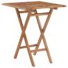 Folding Garden Table 60x60 cm | Solid Teak Wood | HipoMarket