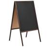 Double-sided Blackboard Cedar Wood Free Standing 60x80 cm Size 60 x 80 cm 