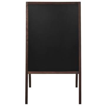 Double-sided Cedar Wood Blackboard 60x80 cm - HipoMarket