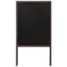 Double-sided Cedar Wood Blackboard 60x80 cm - HipoMarket