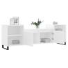 Stylish White TV Cabinet - 160x35x55 cm | Hipomarket