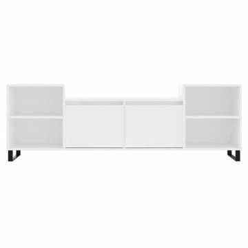 Stylish White TV Cabinet - 160x35x55 cm | Hipomarket