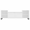 Stylish White TV Cabinet - 160x35x55 cm | Hipomarket