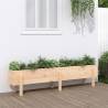 Garden Raised Bed 160x30x38 cm Solid Wood Pine Colour natural pine Size 160 x 30 x 38 cm Quantity in Package 1 