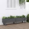 Garden Raised Bed Grey 160x30x38 cm Solid Wood Pine Colour grey pine Size 160 x 30 x 38 cm Quantity in Package 1 