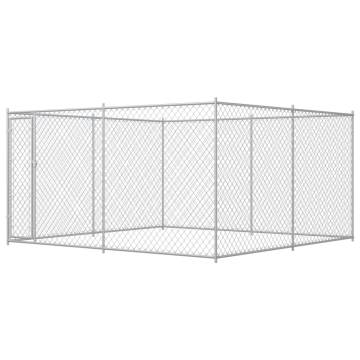 Outdoor Dog Kennel 383x383x185 cm - Safe & Spacious