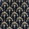 DUTCH WALLCOVERINGS Palm Palace Wallpaper - Black and Gold