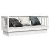 Day Bed White 75x190 cm - Solid Wood Pine | HipoMarket