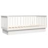 Day Bed White 75x190 cm - Solid Wood Pine | HipoMarket