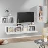 4 Piece White TV Cabinet Set | Stylish & Practical Design