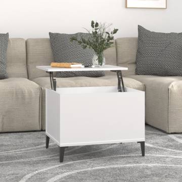 Stylish White Coffee Table - 60x44.5 cm | HipoMarket