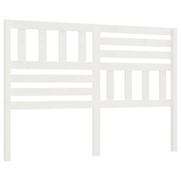 Stylish White Pine Bed Headboard - 166x4x100 cm | Hipomarket