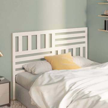 Stylish White Pine Bed Headboard - 166x4x100 cm | Hipomarket