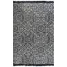 Kilim Rug Cotton 120x180 cm - Handmade Grey Pattern