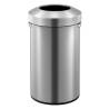 EKO Urban 90L Open Top Waste Bin - Matte Silver | HipoMarket