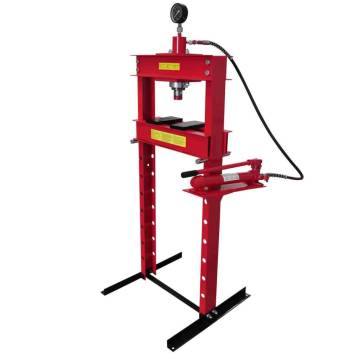 20 Ton Air Hydraulic Floor Shop Press - Heavy Duty H Type