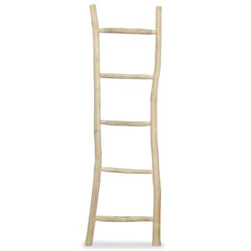 Towel Ladder with 5 Rungs - Teak 45x150 cm | HipoMarket