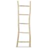 Towel Ladder with 5 Rungs - Teak 45x150 cm | HipoMarket