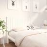 Bed Headboard White 185.5x4x100 cm Solid Wood Pine Colour white Size 185.5 x 100 cm Quantity in Package 1 