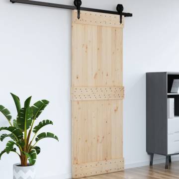 NARVIK Solid Wood Pine Door 90x210 cm - Stylish & Secure