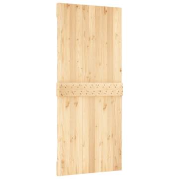 NARVIK Solid Wood Pine Door 90x210 cm - Stylish & Secure