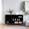 Shoe Cabinet Black 102x36x60 cm Engineered Wood Colour black Quantity in Package 1 Number of Number of shelves 