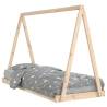 Kids Bed Frame 80x200 cm - Solid Pine Wood | Hipo Market