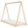 Kids Bed Frame 80x200 cm - Solid Pine Wood | Hipo Market