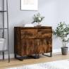 Sideboards 2 pcs Smoked Oak 40x35x70 cm Engineered Wood Colour smoked oak Quantity in Package 2 