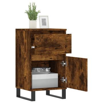 Trendy Smoked Oak Sideboards - 2 pcs Engineered Wood | Hipo Market