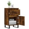 Trendy Smoked Oak Sideboards - 2 pcs Engineered Wood | Hipo Market