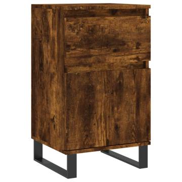 Trendy Smoked Oak Sideboards - 2 pcs Engineered Wood | Hipo Market